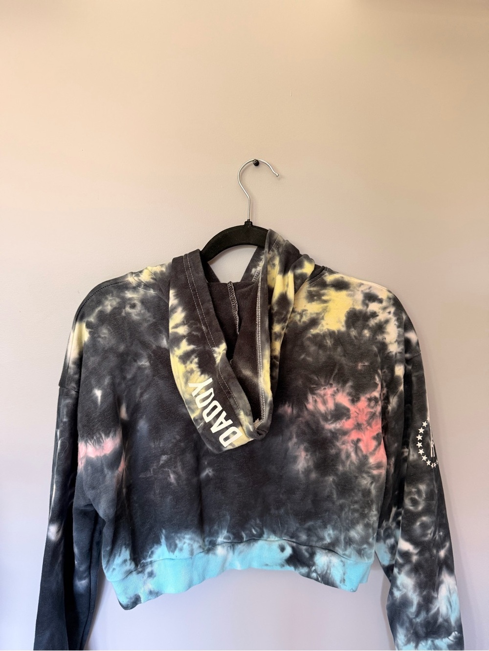 Barstool Sports, Call Her Daddy tie die cropped hoodie - Picture 4 of 6